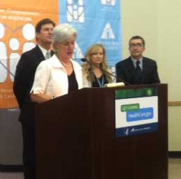 Kathleen Sebelius in Phoenix pediatrician in Peoria
